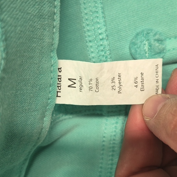 HALARA Mint Green Casual Stretchy And High Waist Pants Medium - Picture 6 of 6